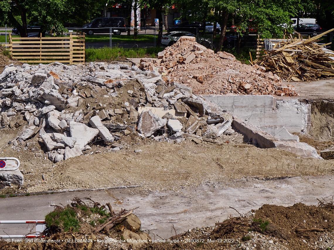 19.05.2022 - Baustelle am Haus für Kinder in Neuperlach